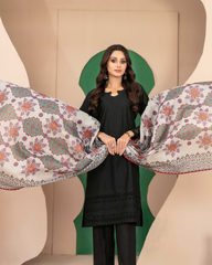 Tawakkal Pure Lawn 3-Piece Suit – Breathable Chikankari Daily Wear Set