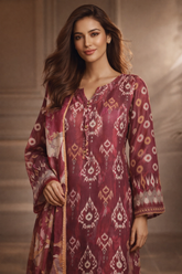 SADABAHAR Ready-to-Wear Pure Lawn Set – Breezy Shimmered Cambric