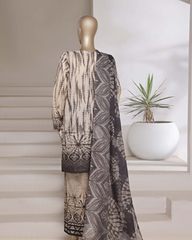 SADABAHAR Floral-Geometric Lawn Suit – Perfect for Daily Wear & Gatherings