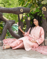 Tawakkal Luxury Pure Cotton 3PC Unstitched Suit – All-Over Kashmiri Embroidery with Lace Work