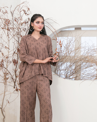 Trending Tawakkal DORA Jacquard 2 Piece Stitched Suit Latest