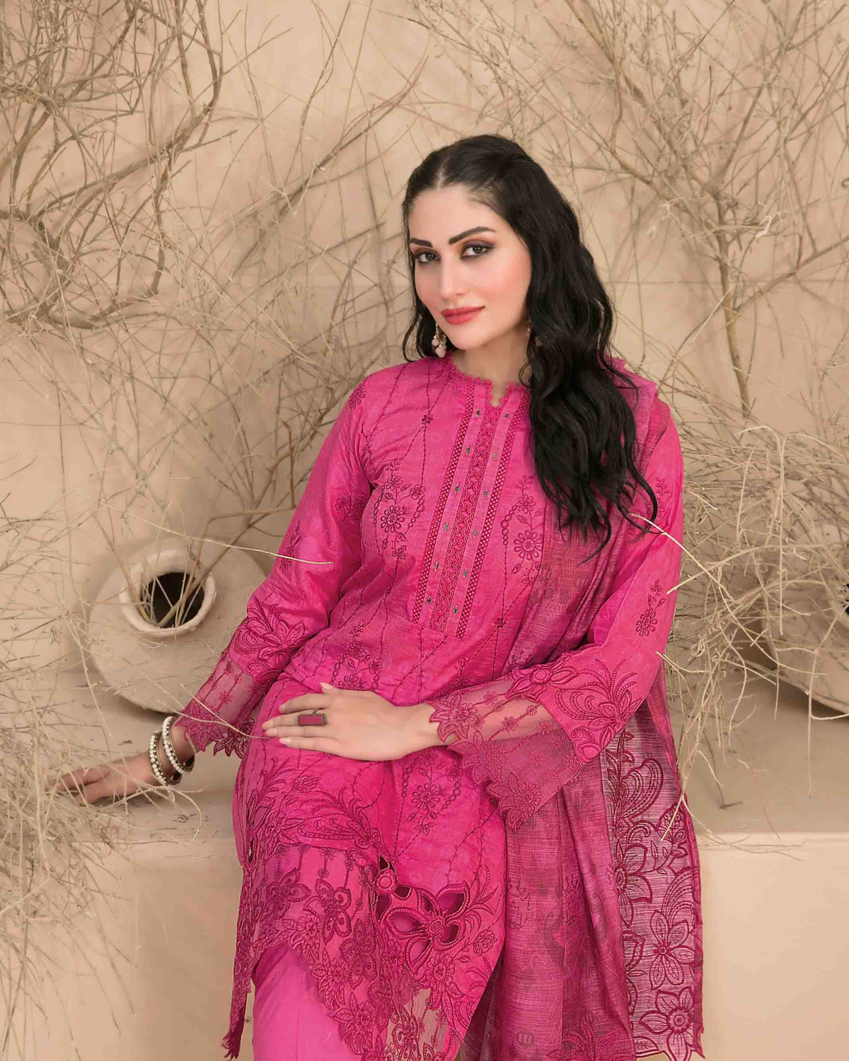 Tawakkal Festive Luxe: Premium Cutwork Embroidered Lawn