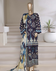 SADABAHAR 3-Piece Stitched Suit | Shimmered Cambric Pure Lawn Collection